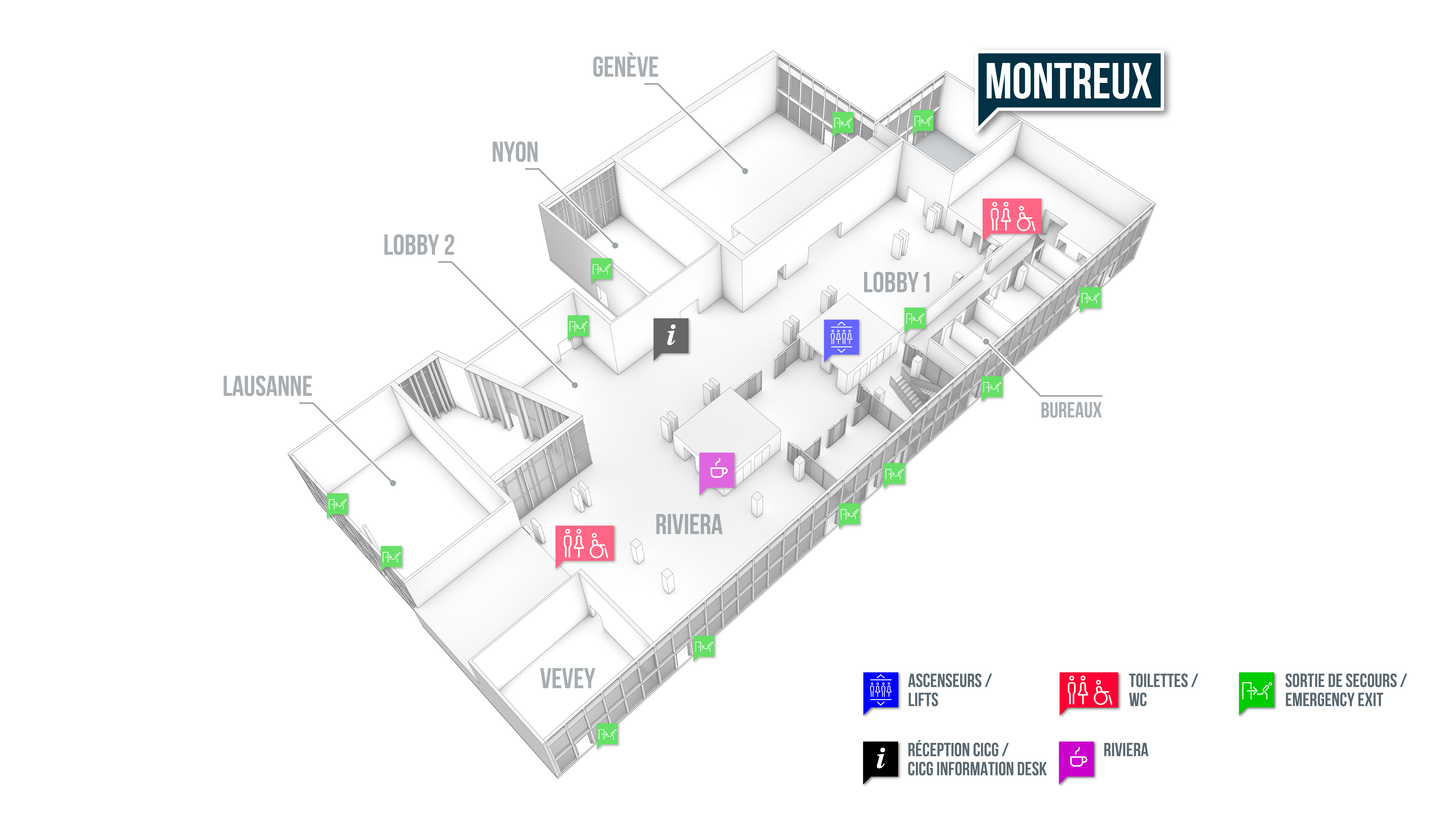 Salle Montreux plan
