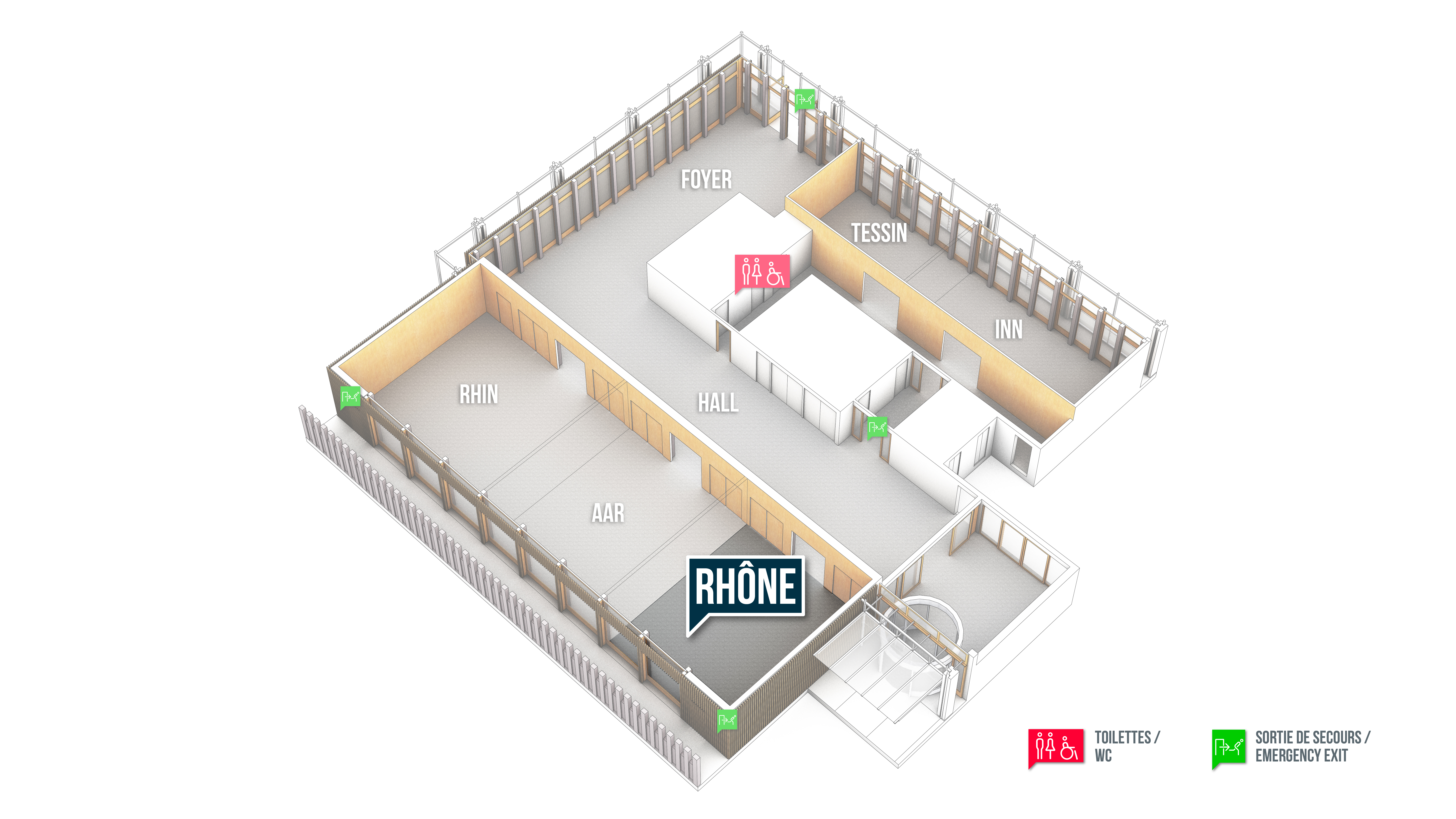 Salle Rhône Plan